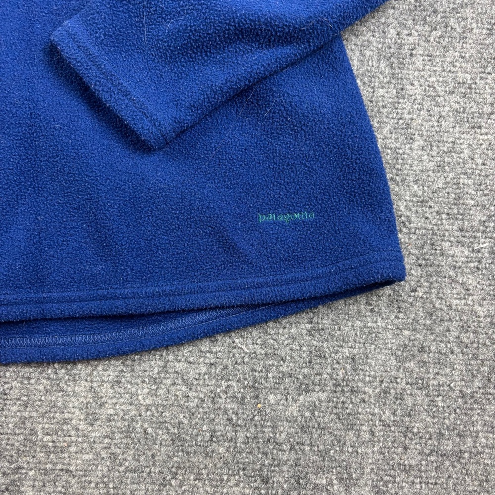 PATAGONIA Mens Blue 1/4 Zip Fleece Capilene Pullover size: Small - Picture 3 of 8